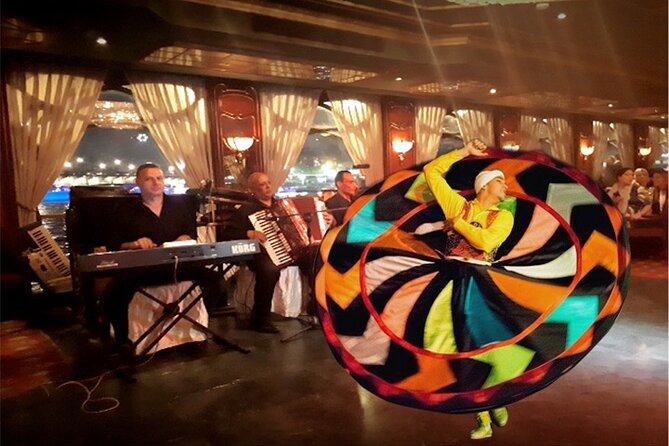 Dinner Cruise on the Nile River with Buffet, Cultural Show and Private Transfer in Cairo - Belly Dancing, Tanoura, and Audience Participation