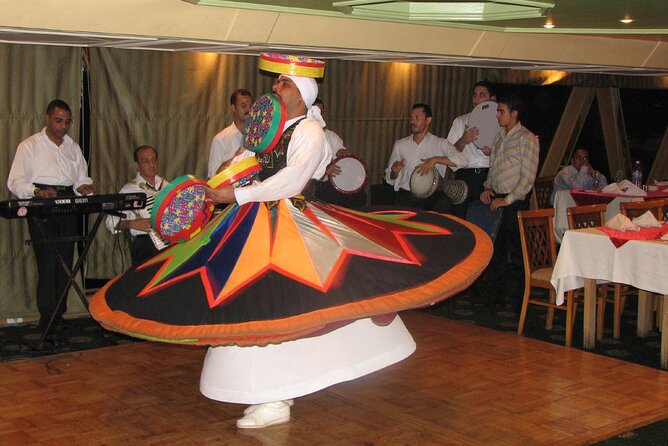 Dinner Cruise On the Nile with Belly Dancing Show - The band, tanoura spinner, and belly dancer