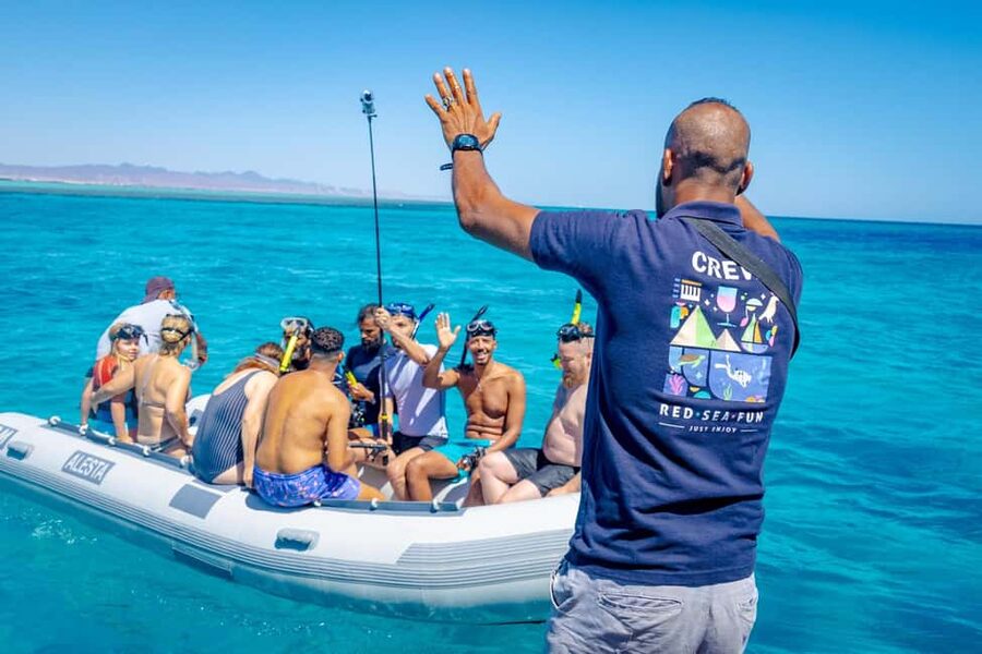 Dolphin Tour with Red Sea Fun. The Best in Hurghada - Two quiet reef stops for snorkeling