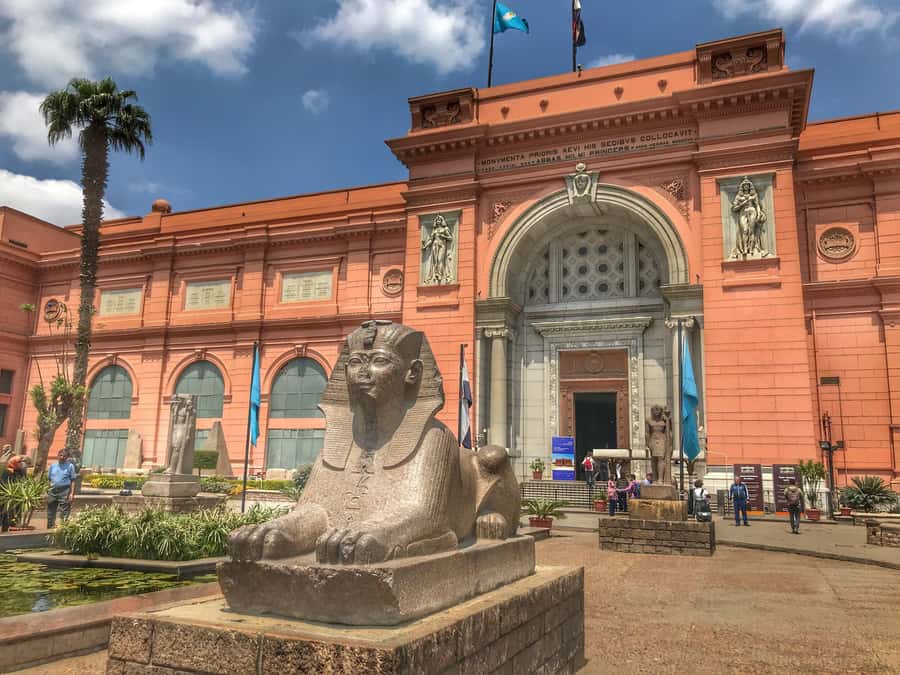 Egyptian Museum, National Museum of Egyptian Civilization - Pickup across Cairo and a private car