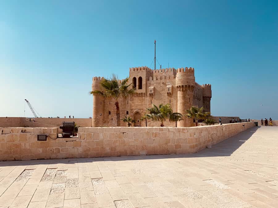 From Alexandria: Highlights of Alexandria Full City Tour - The Roman amphitheater and the city behind the ruins