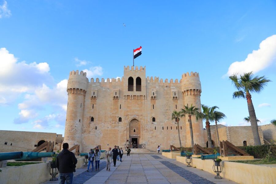 From Cairo Alexandria Catacombs, Citadel Day Trip with Lunch - Kom El-Deka and the Roman theater