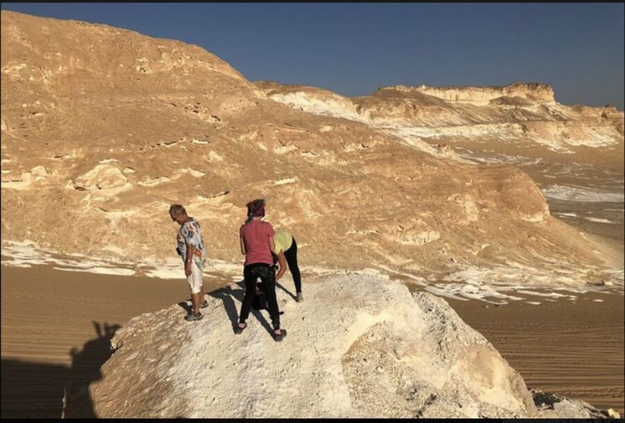 From Cairo: Bahariya Oasis and Black and White Desert Tour - The Black Desert’s volcanic hills