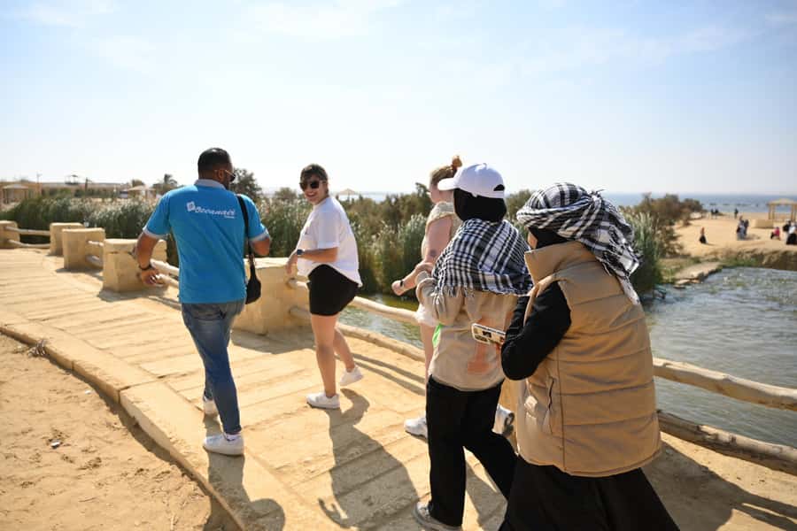 From Cairo: Desert Safari, Camel Ride, Magic Lake, & Lunch - 4x4 dune driving and sandboarding at Wadi El Rayan
