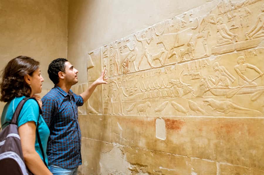 From Cairo/Giza: Pyramids, Memphis, and Sakkara Day Tour - Giza Plateau: the essential three hours