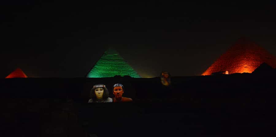 From Cairo: Giza Pyramids Tour with Light Show and Transfer - What the audio story adds