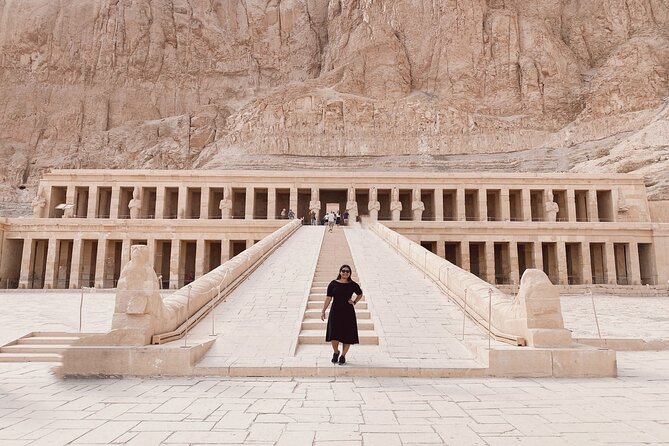 From Cairo Private Luxor Full-Day Tour with Guide and Flights - Colossi of Memnon and lunch break up the morning