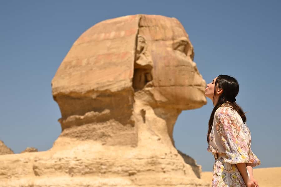 From Cairo: Pyramids of Giza, Sphinx, Saqqara & Memphis Tour - The Giza Plateau and the three pyramids