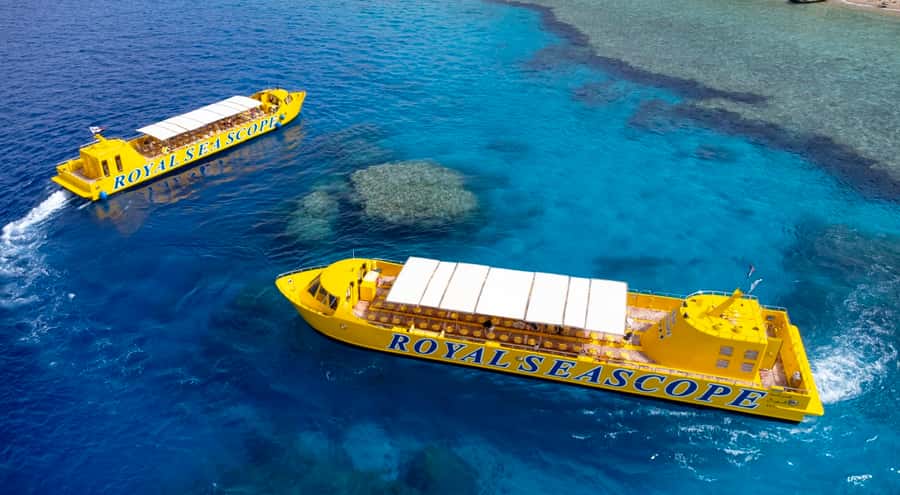 From El Gouna: Royal Seascope Submarine with Snorkel Stop - From El Gouna to Hurghada Marina