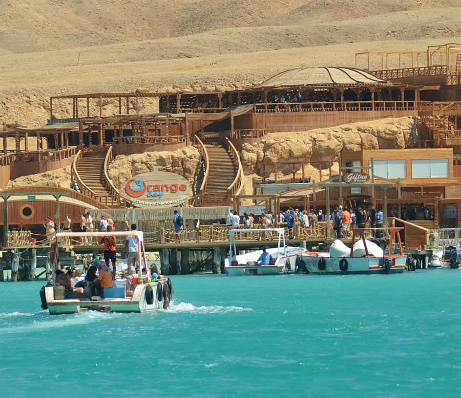 From Hurghada: Giftun Island Cruise with Lunch & Watersports - Lunch on board, with a practical warning about portions