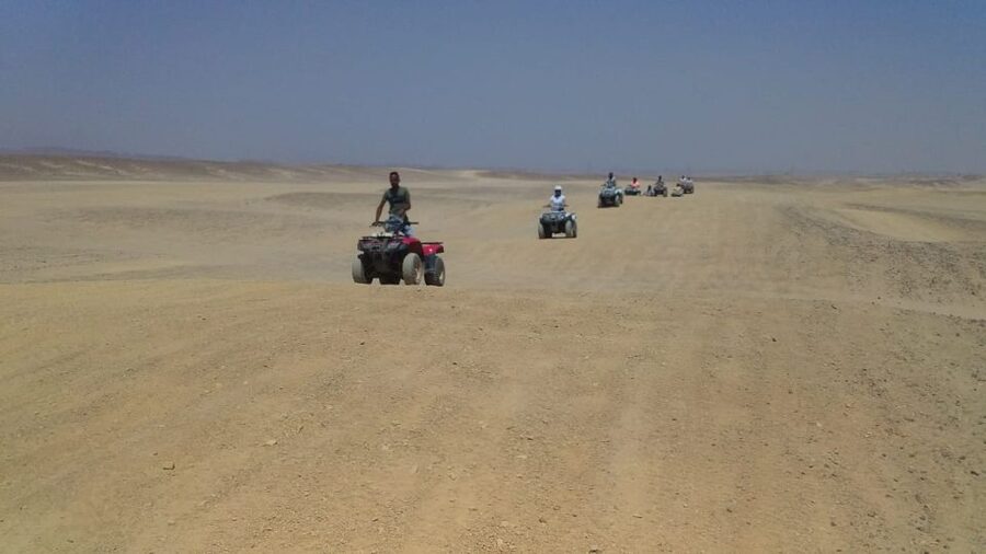 From Hurghada: Makadi Bay ATV Tour - A natural beach at Makadi Bay