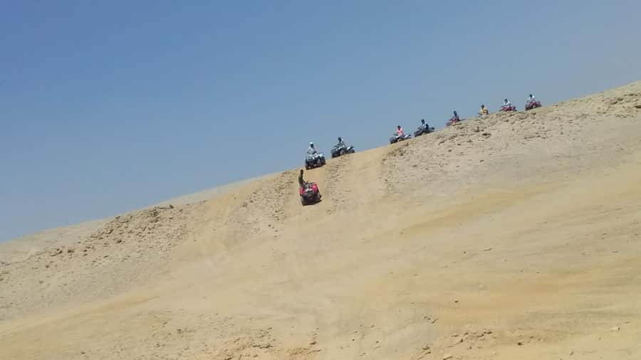 From Hurghada: Makadi Bay ATV Tour - Riding the ATV across sandbanks and tracks