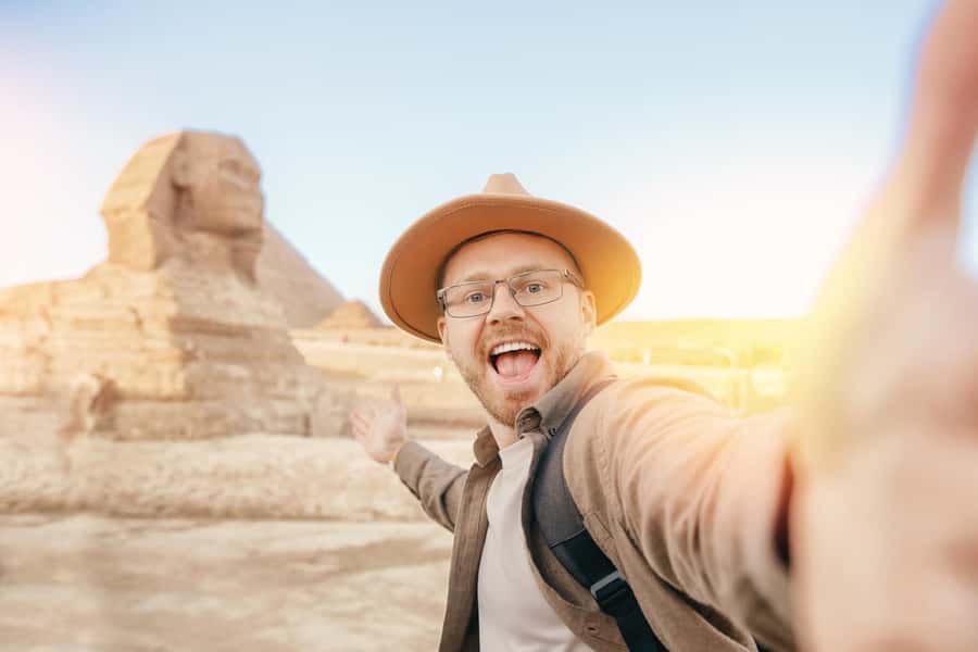 From Sharm El Sheikh: Cairo Pyramids Full-Day Tour by Plane - The Giza pyramids and Great Sphinx