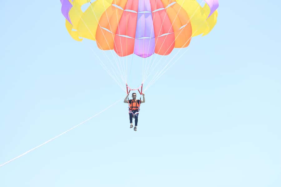 From Sharm El-Sheikh: Sharm El-Maya Parasailing Adventure - The view over Sharm El-Sheikh