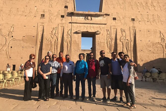 Full Day Guided Tour to Unfinished Obelisk, High Dam and Philae Temple by Boat - Taking the motorboat to Philae Temple