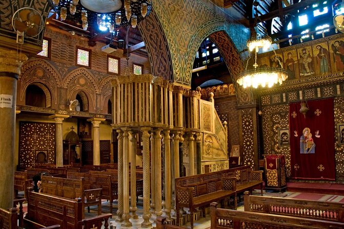 Full Day Private Tour to visit Old Coptic Cairo & Islamic Cairo - The Hanging Church and the Buried Roman Fortress