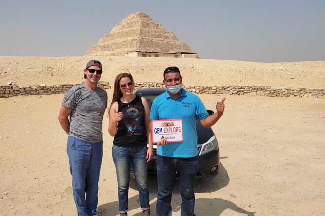 Full Day Tour Giza Pyramids, Sphinx, Saqqara &Dahshur Pyramids - Lunch and the route to Dahshur