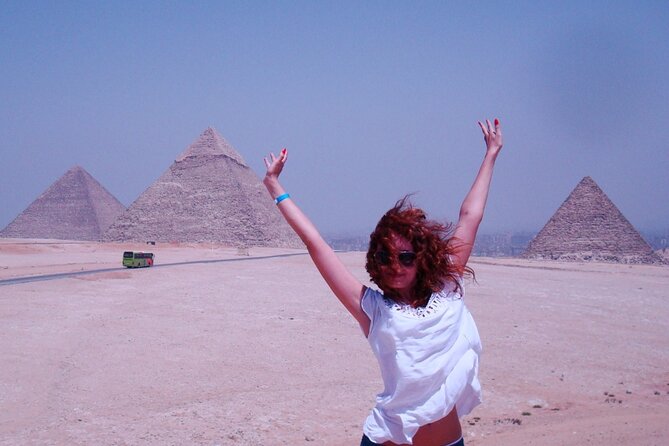 Full day tour to Giza Pyramids Memphis City And Sakkara Pyramid - The Sphinx and Valley Temple add the human story