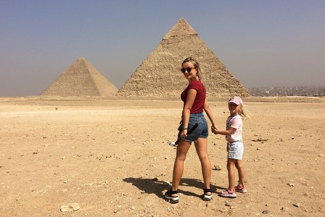 Full day tour to Giza Pyramids Memphis City And Sakkara Pyramid - Giza begins with the three famous pyramids