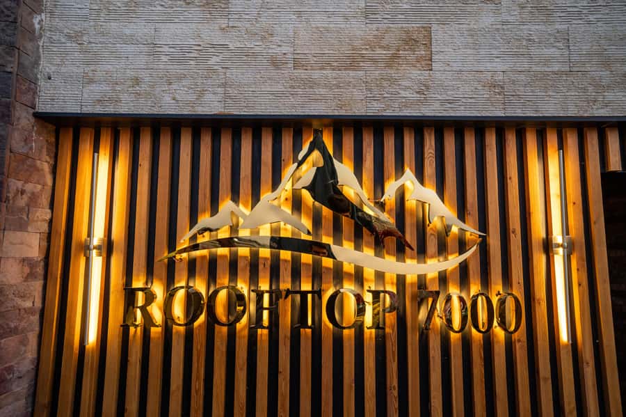 Giza: Dinner with Pyramids All Around You at Rooftop7000 - A rooftop dinner with the pyramids after dark