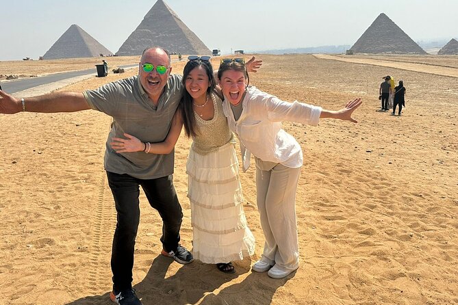 Giza pyramids all inclusive lunch, fees,camel&inside 3rd pyramid - The panorama point and photo stop