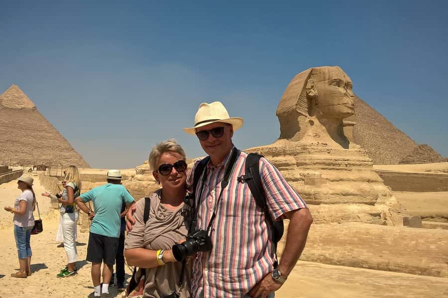 Giza Pyramids and Sphinx: Half-Day Private or Group Tour - The drive to the Giza Plateau