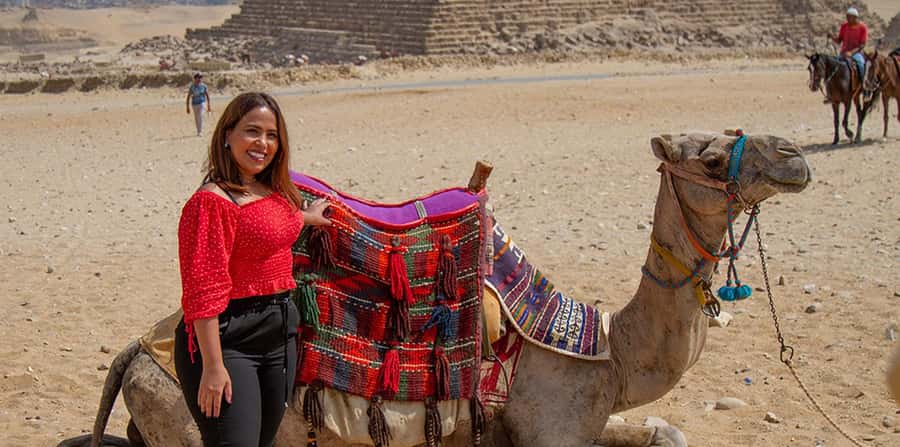 Giza: Pyramids at Sunset Guided Camel Tour - Cancellation and booking flexibility