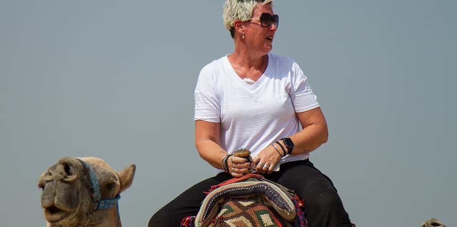 Giza: Pyramids at Sunset Guided Camel Tour - What the camel ride is really like