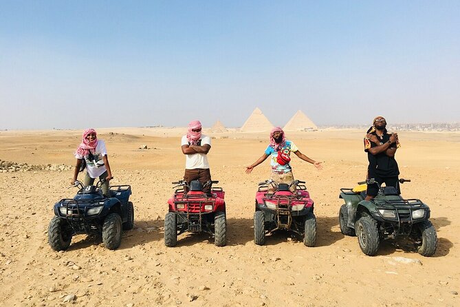 Giza Pyramids, Camel ride and Shopping with ATV Quad bike - A 30-minute camel ride near the pyramids