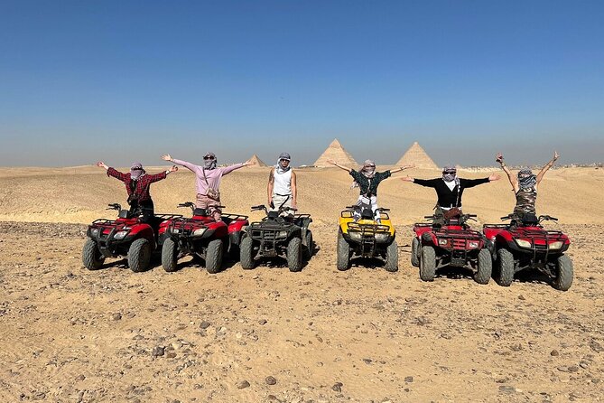 Giza Pyramids, Camel ride and Shopping with ATV Quad bike - Lunch, shopping, and the Nile portion