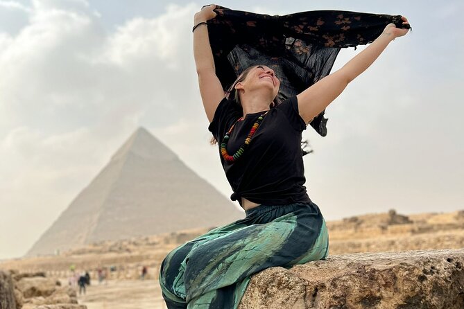 Giza Pyramids, Camel Ride, ATV Bike, Sobbing tour, Dinner Cruise - A 20-minute camel ride with a classic Giza view