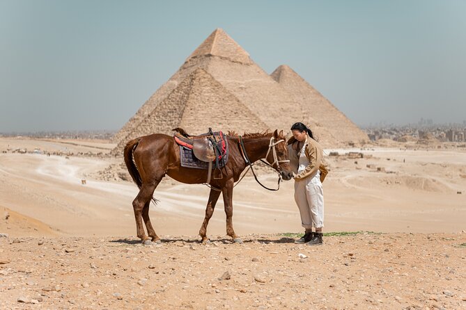 Giza Pyramids Photoshoot with Jumping Horse, Camel and Sphinx - Is $100 a fair price?