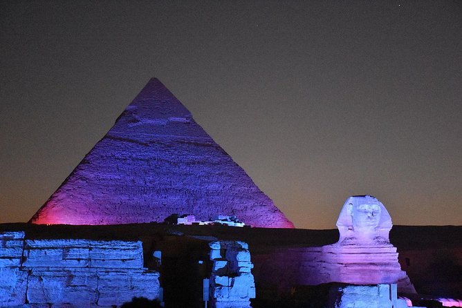 Giza Pyramids Sound & Light Show At Night - Normal Seats or Optional VIP Viewing