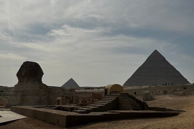 Giza Pyramids,Sphinx,Camel Ride,ATV Bike,Shopping, Dinner cruise - Camel riding near the pyramids