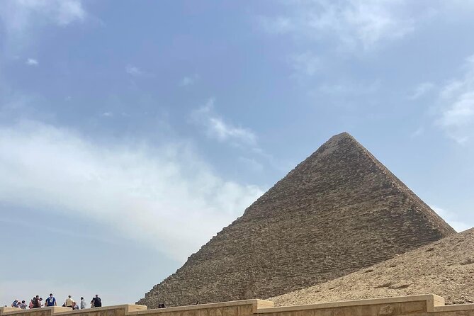 Giza Pyramids,Sphinx,Camel Ride,ATV Bike,Shopping, Dinner cruise - Khafre and the high plateau view