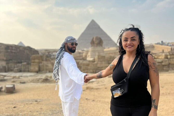 Giza pyramids ,sphinx ,quad bike &camel ride Private Excursion - Panoramic views and the classic pyramid photo