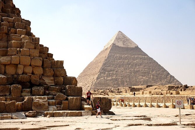 Giza Pyramids, Sphinx, Sakkara Pyramid with Camel ride & Shopping - The Great Sphinx and the story behind it