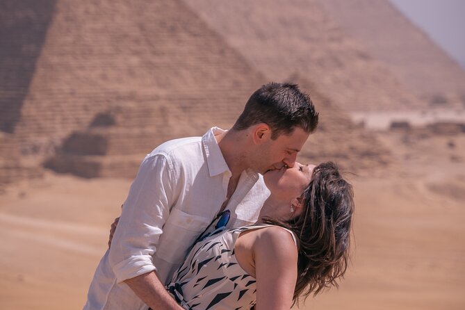 Giza pyramids with professional photography - The Great Pyramids and the best wide views