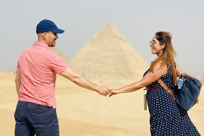 Grand Egyptian Museum, Giza Pyramids and Great Sphinx Tour - The panoramic viewpoint and the Great Sphinx