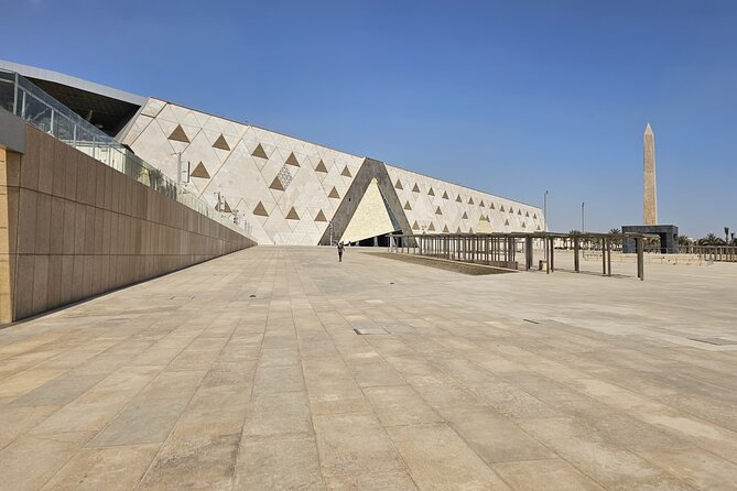 Grand Egyptian Museum, Grand staircase, New Galleries & lunch - Time, transport, and walking demands