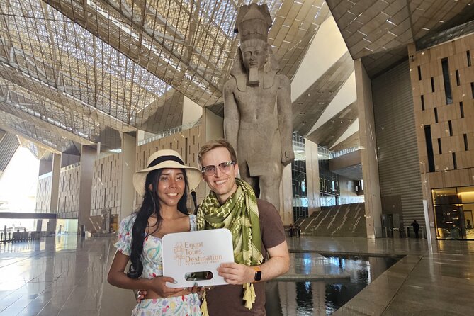 Grand Egyptian Museum, Grand staircase, New Galleries & lunch - The new galleries and 8,000 ancient objects
