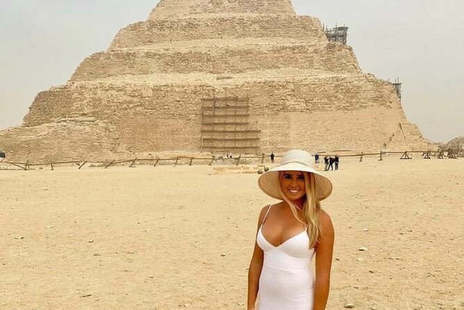 Great Giza Pyramids, Sphinx , saqqara step Pyramid , Memphis city - The private format can improve the day