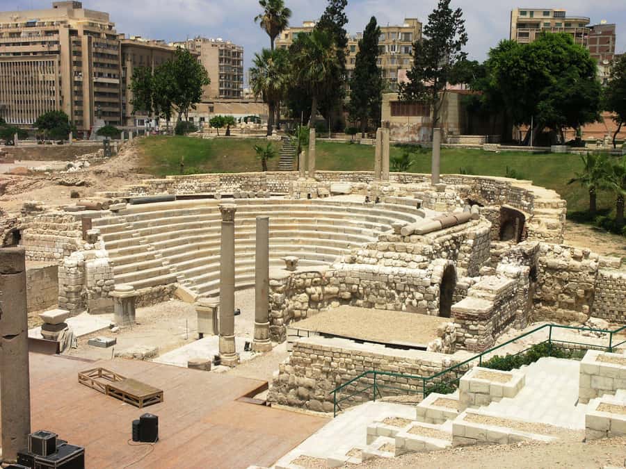 Group Tour top Things To Do In Alexandria From Cairo - Roman Theater at Kom El-Deka