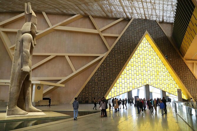 Guided tour to the Grand Egyptian Museum Giza Pyramids with Lunch - Starting at the Giza Pyramids