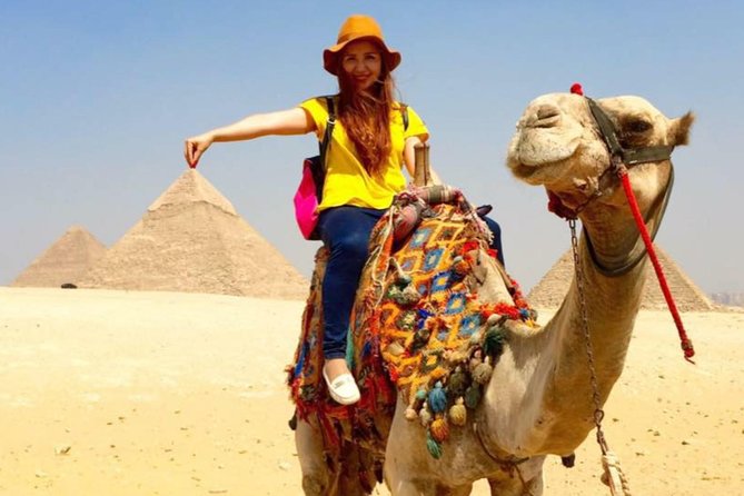 Half day Guided tour to Giza pyramids Sphinx with 1 Hour Camel ride - Khufu, the Great Pyramid, comes first