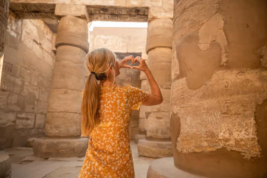 Hurghada: 2-Day Luxor Tour with Hotel, Balloon, & Boat Ride - Luxor Temple and Karnak: the right first afternoon