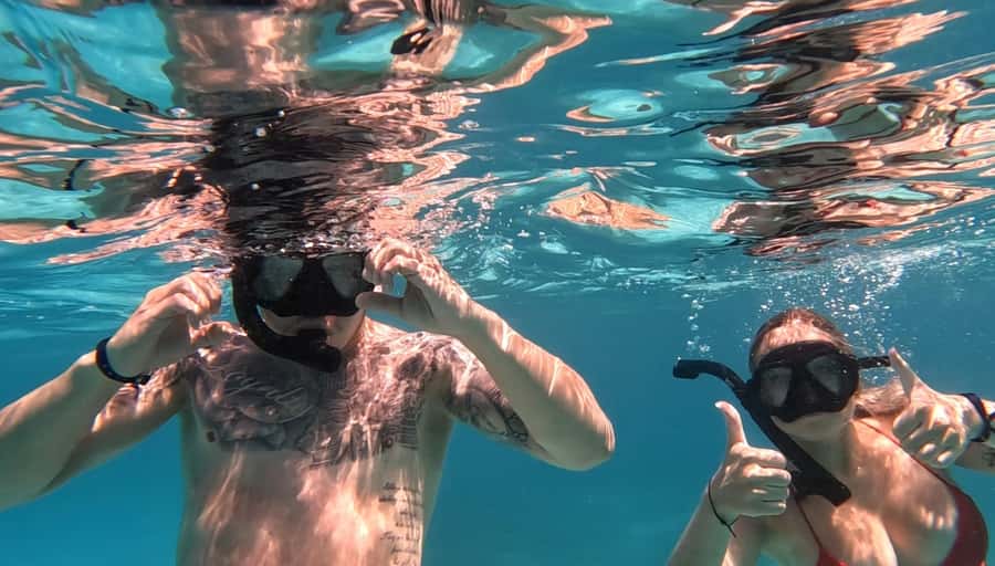 Hurghada: 3-Island Speedboat, Dolphin Watching & Snorkeling - Magawish Island gives you a quieter hour