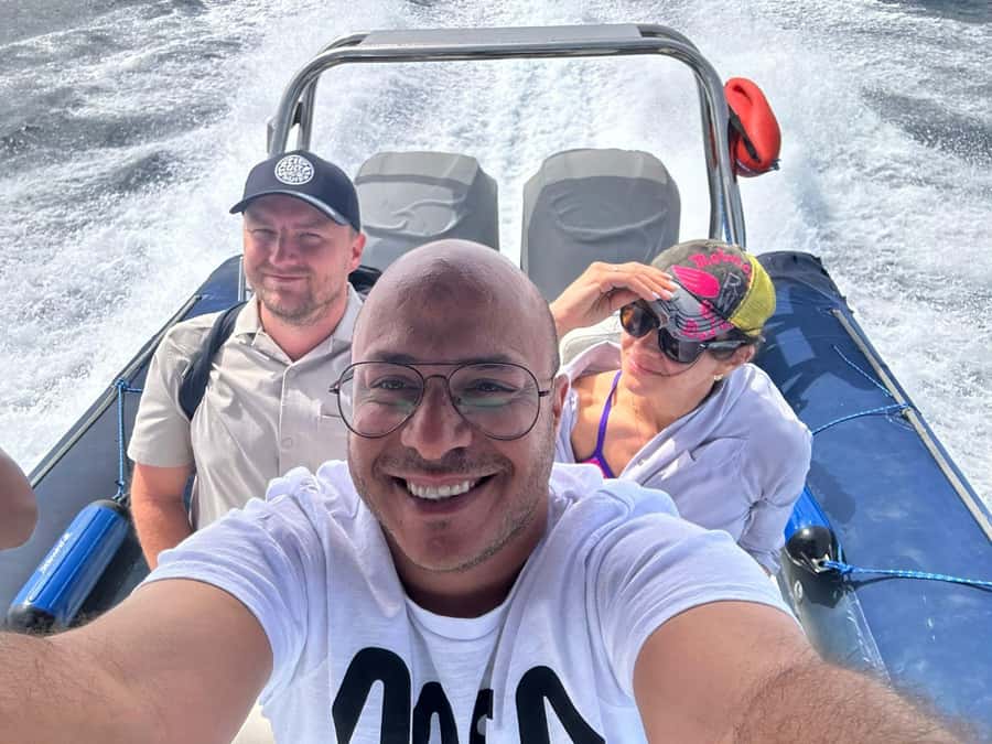 Hurghada: 6 Islands Tour with Dolphin Watching & Snorkelling - Magawish Island and the middle-of-nowhere swim