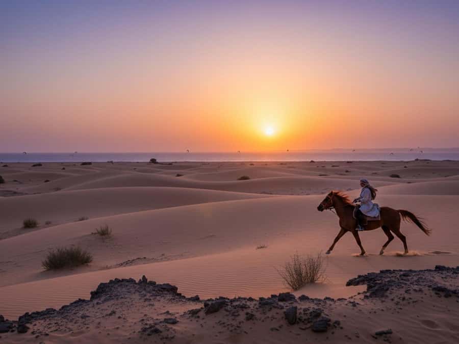 Hurghada: Arabian Desert and Sea Horseback Adventure - What happens at the stable