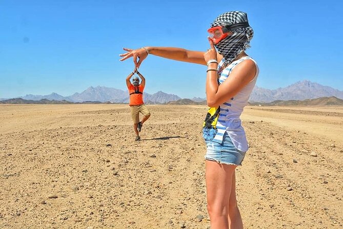 Hurghada: ATV Quad Safari& Bedouin Village Tour - The safety briefing and test ride